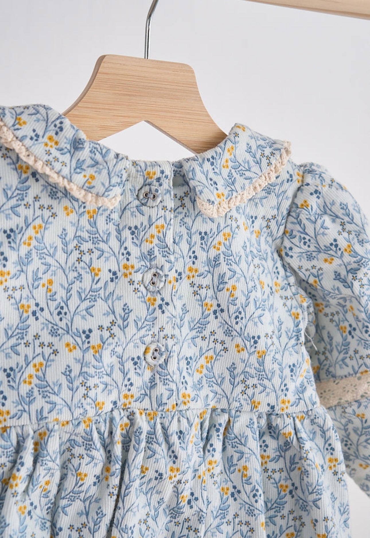 Margot Floral Corduroy Romper