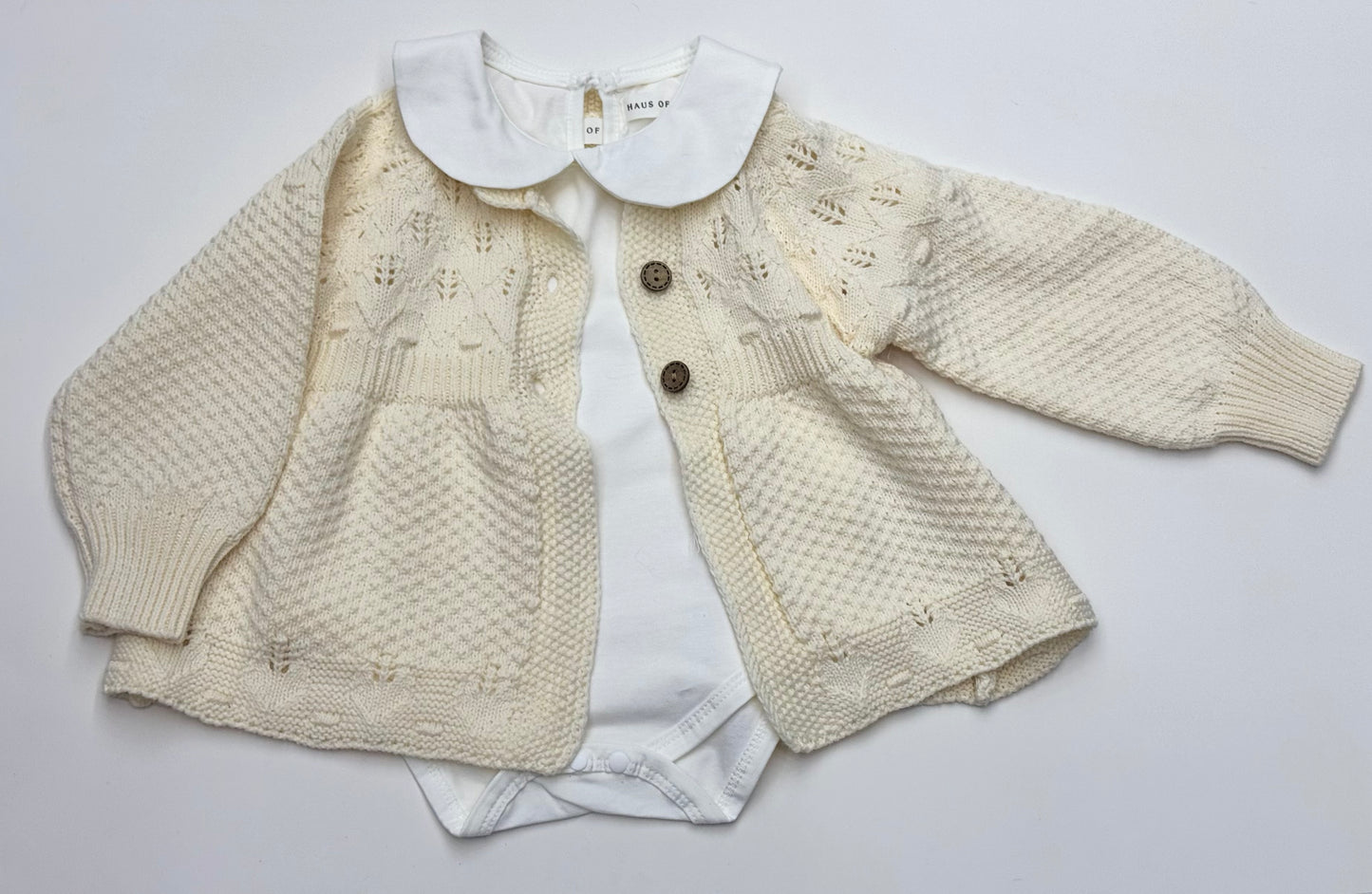 White Collared Bodysuit