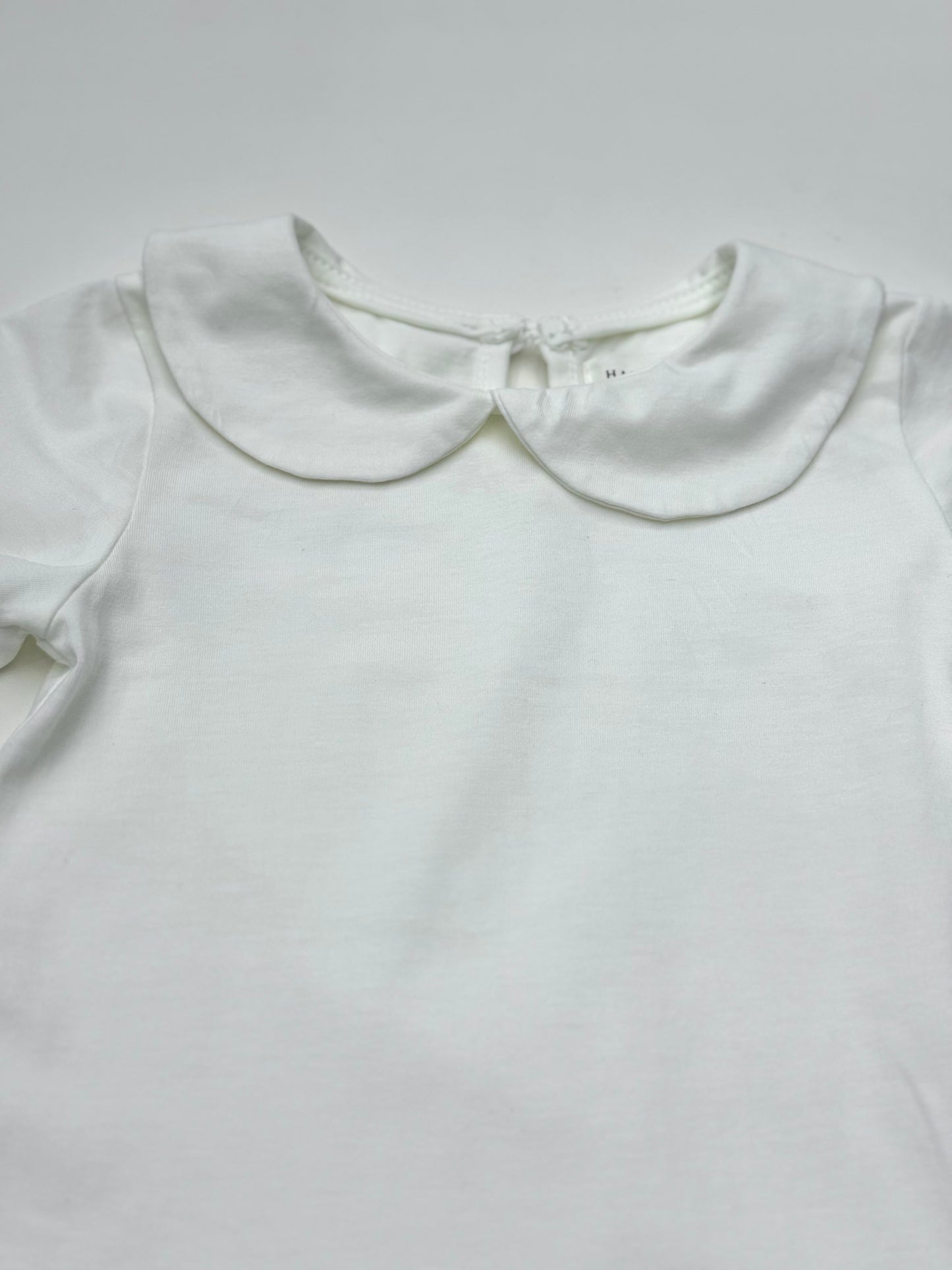 White Collared Bodysuit