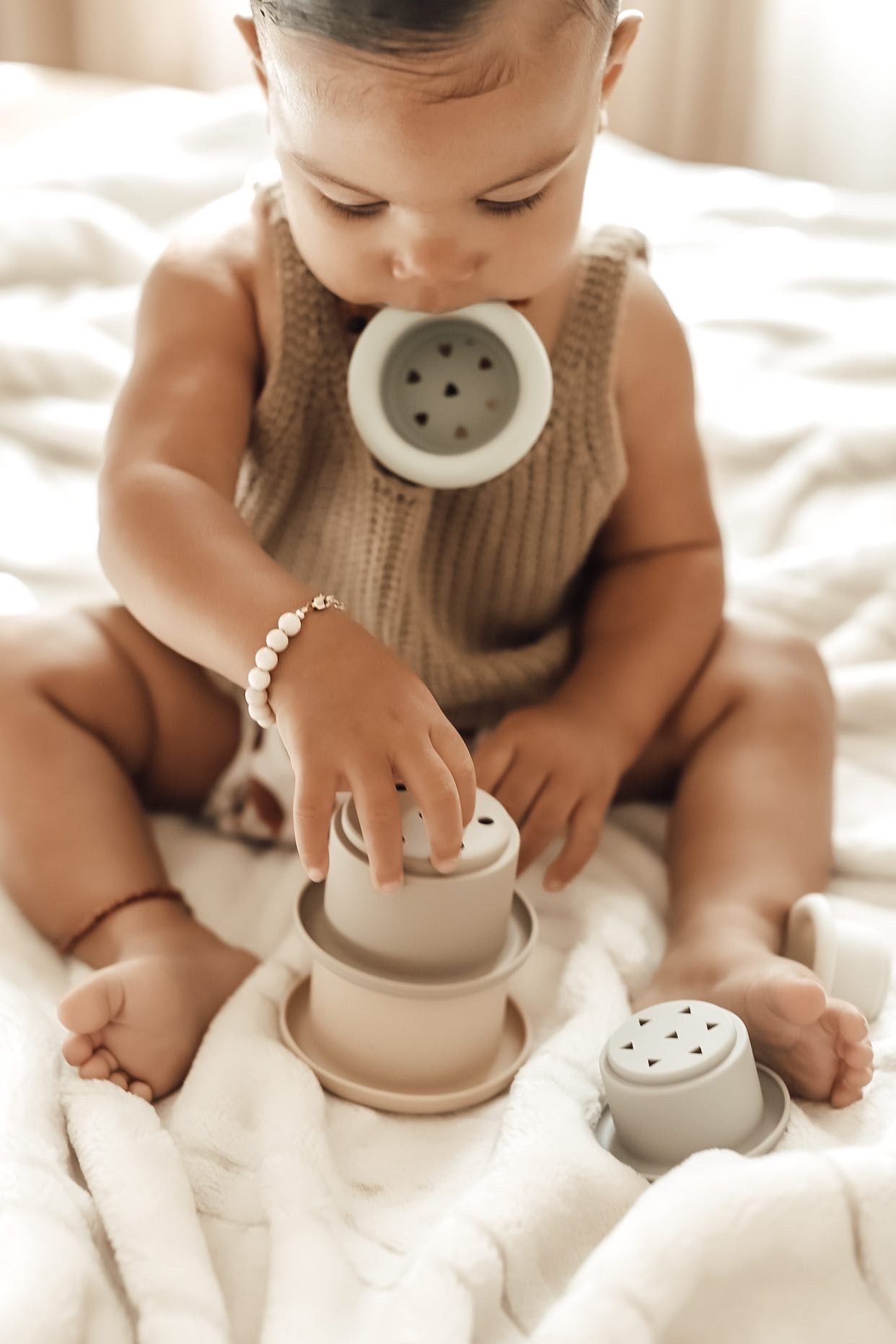 Soft Silicone Stacking Cups (7-pc)
