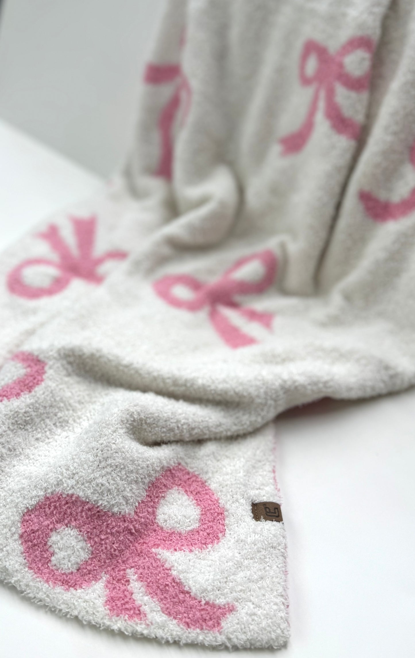 Bebé Luxe Blanket | Pink Bows