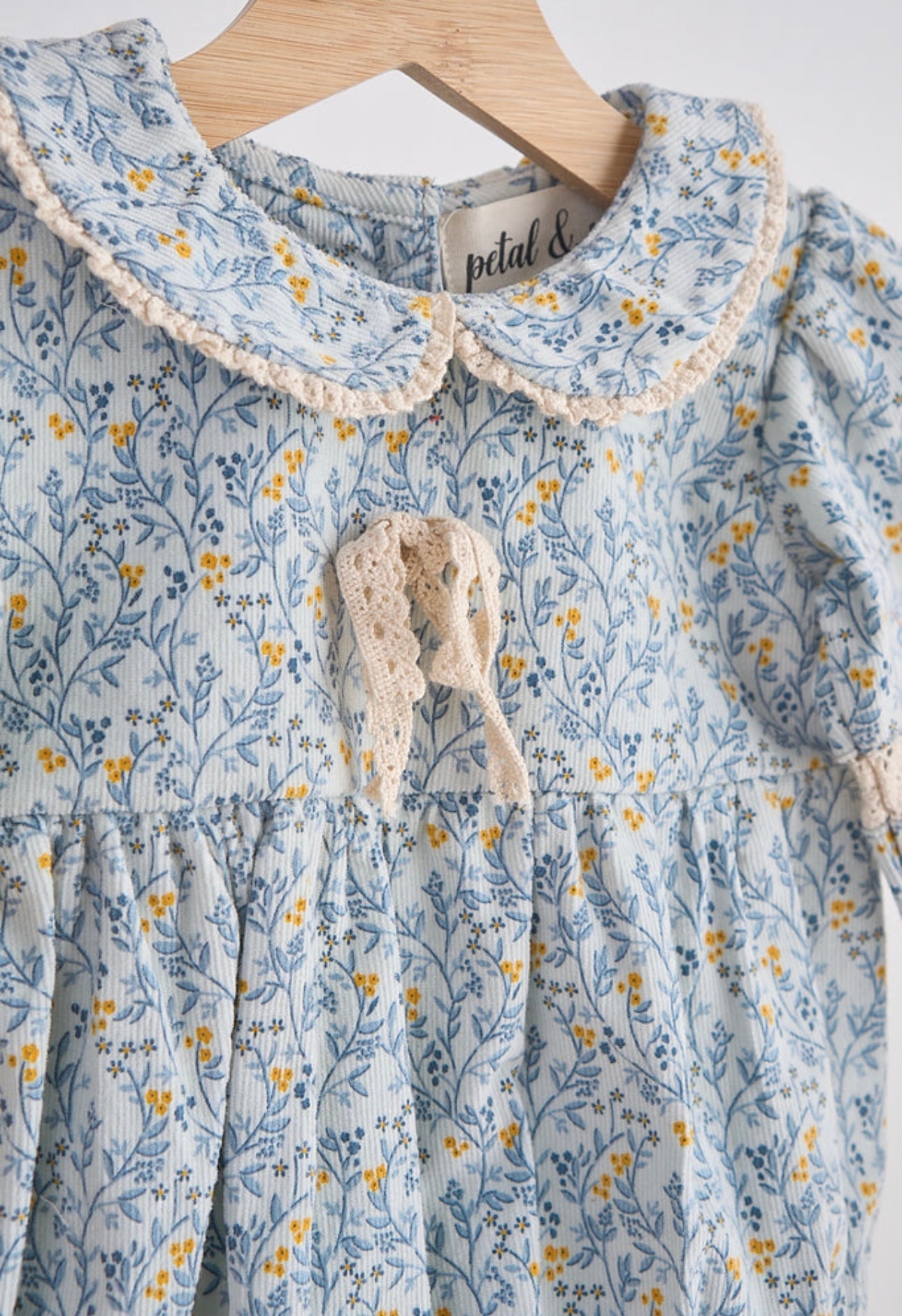 Margot Floral Corduroy Romper