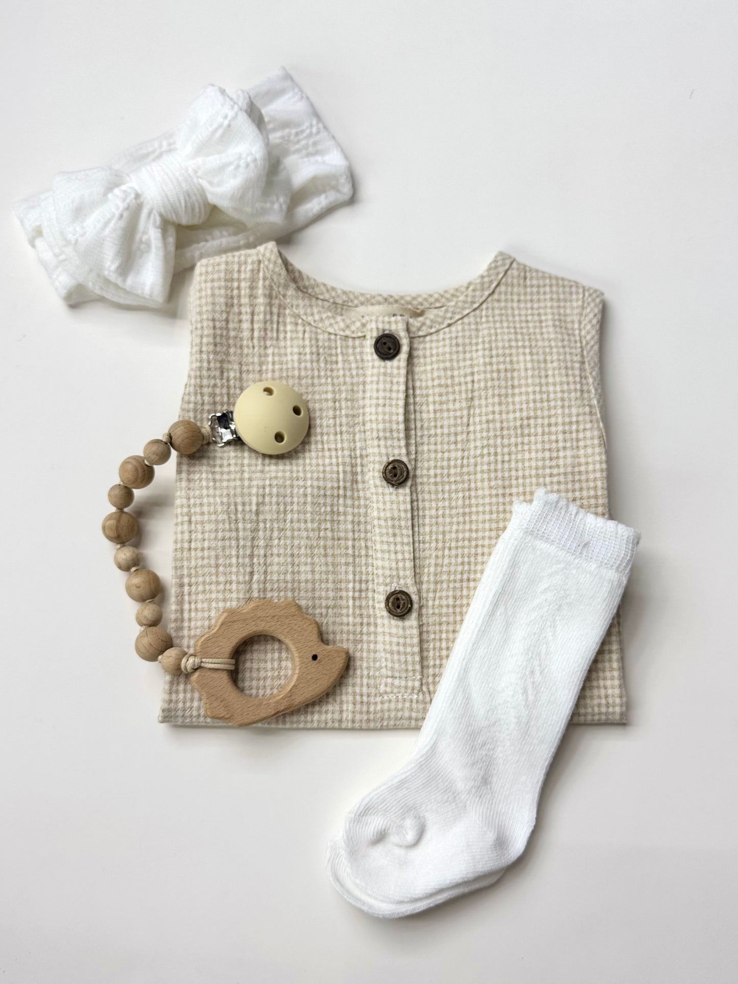 James Linen Romper
