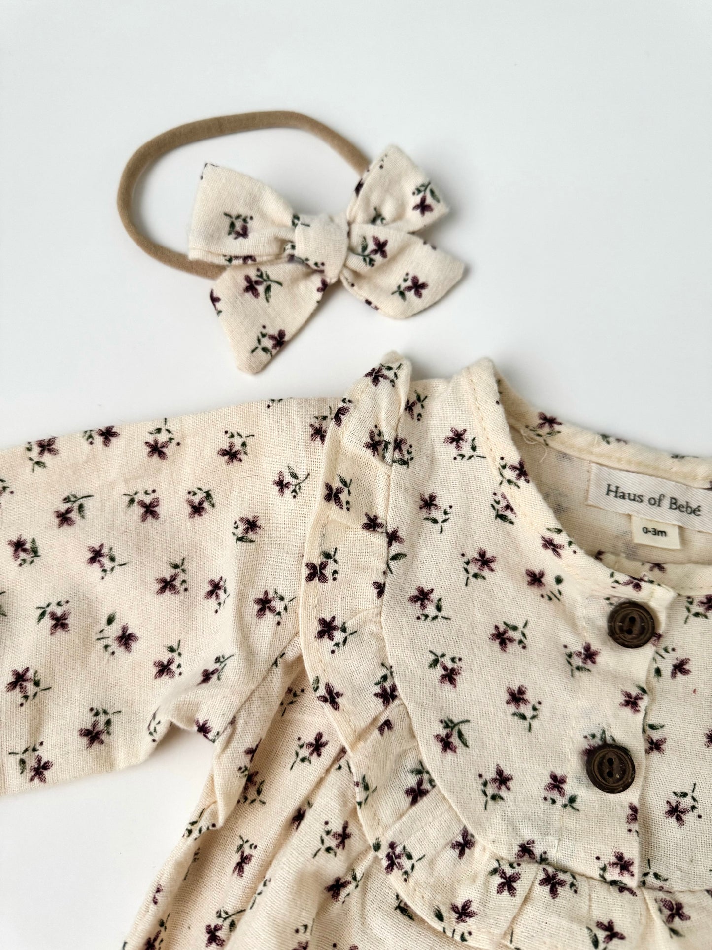 Aria Floral Bubble Romper Set