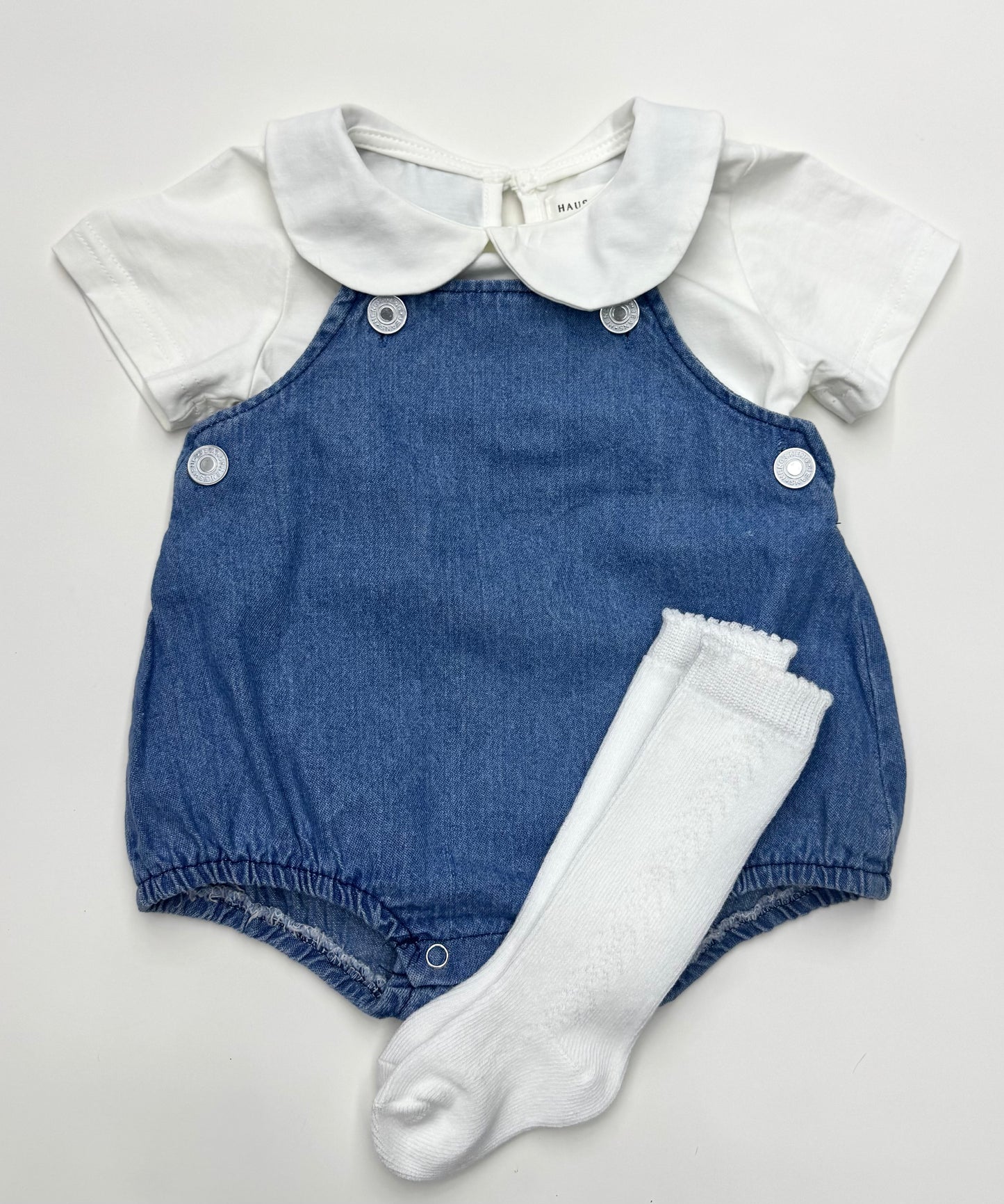 White Collared Bodysuit