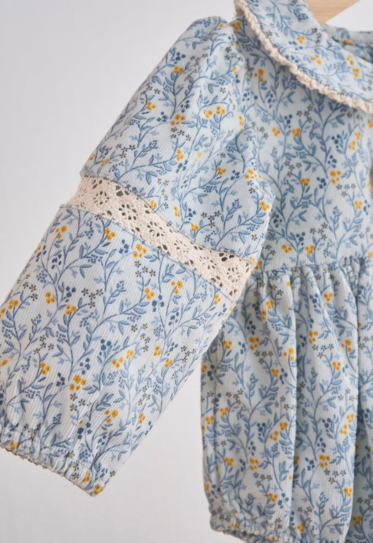 Margot Floral Corduroy Romper
