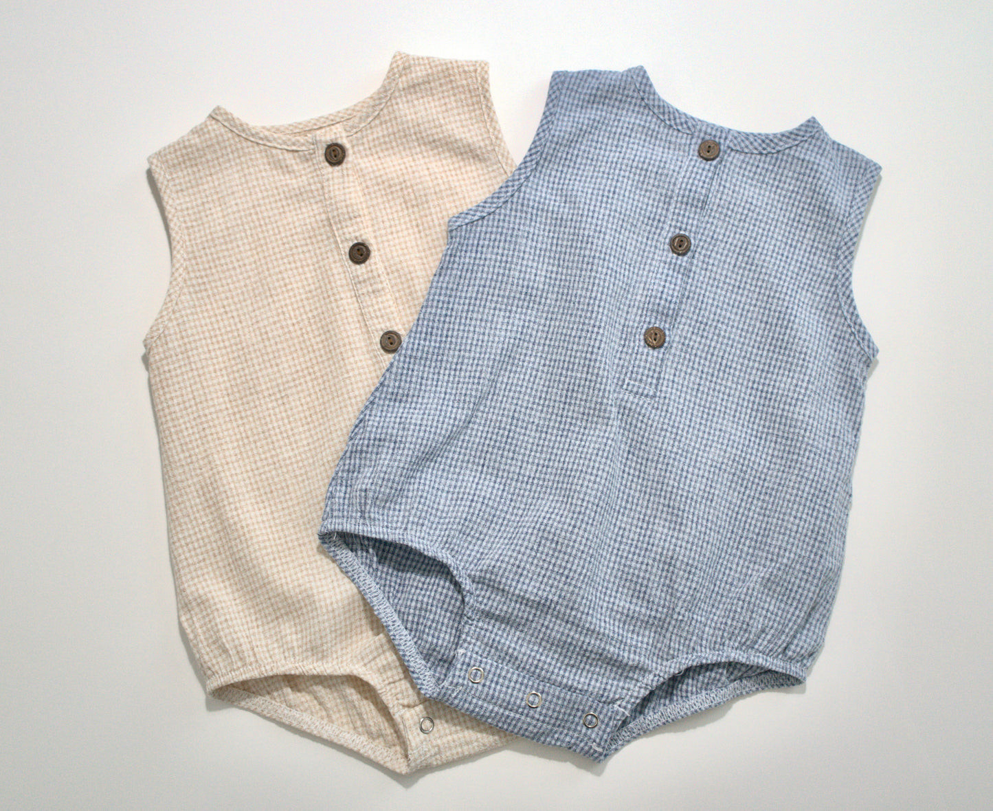 James Linen Romper