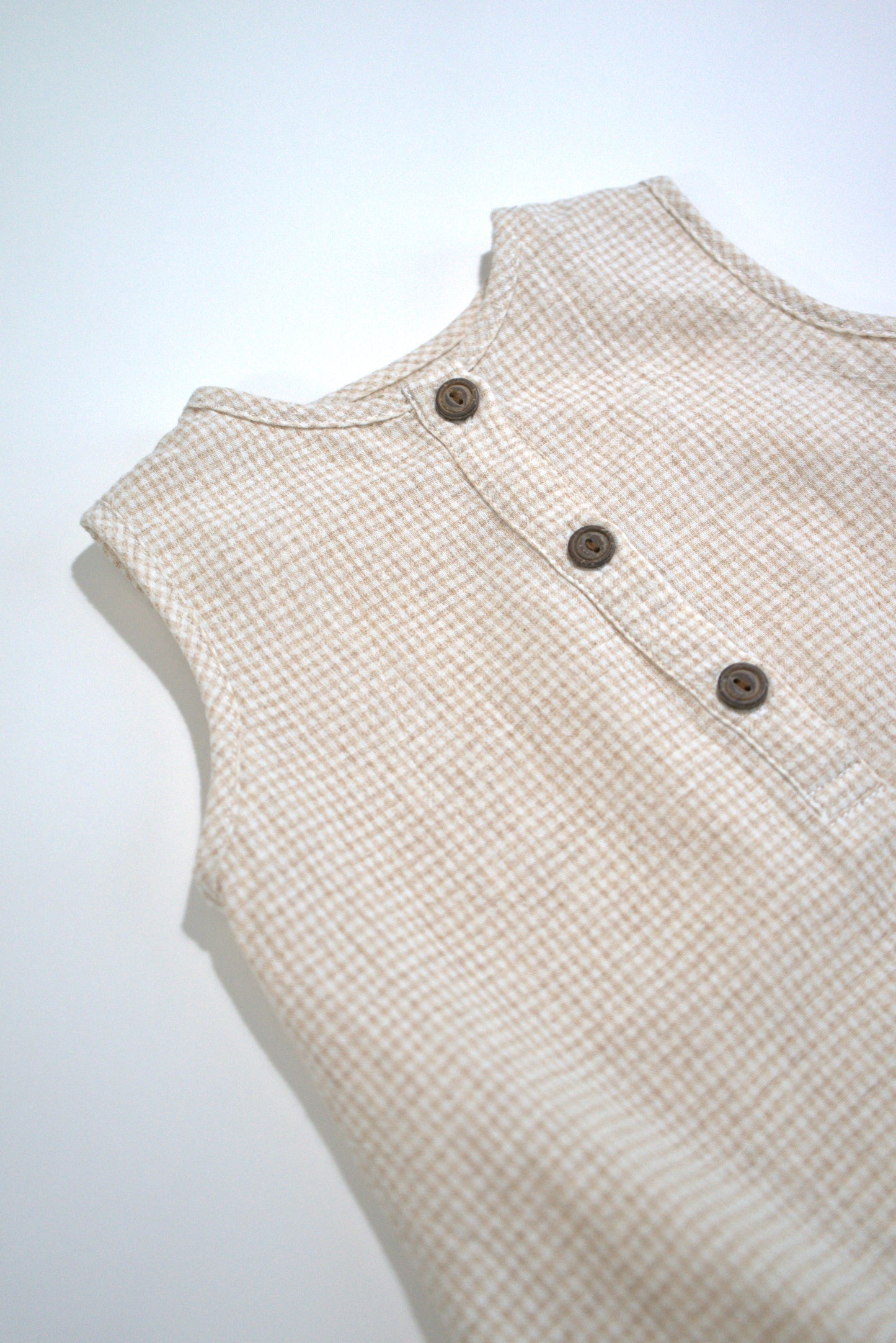James Linen Romper