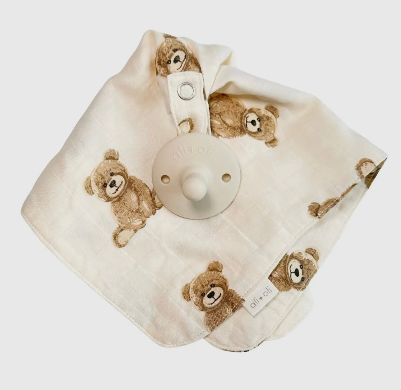 Teddy Pacifier Blanket