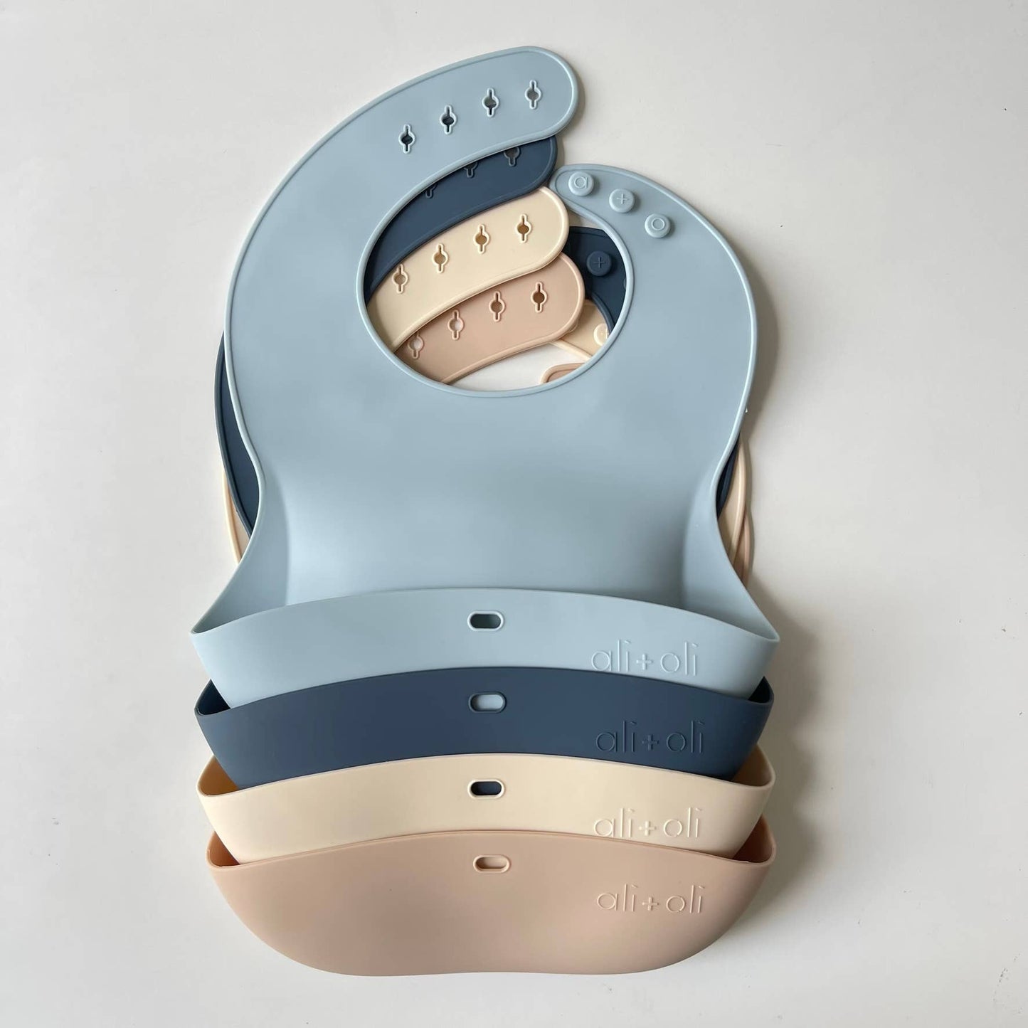 Silicone Roll Up Bib | Navy
