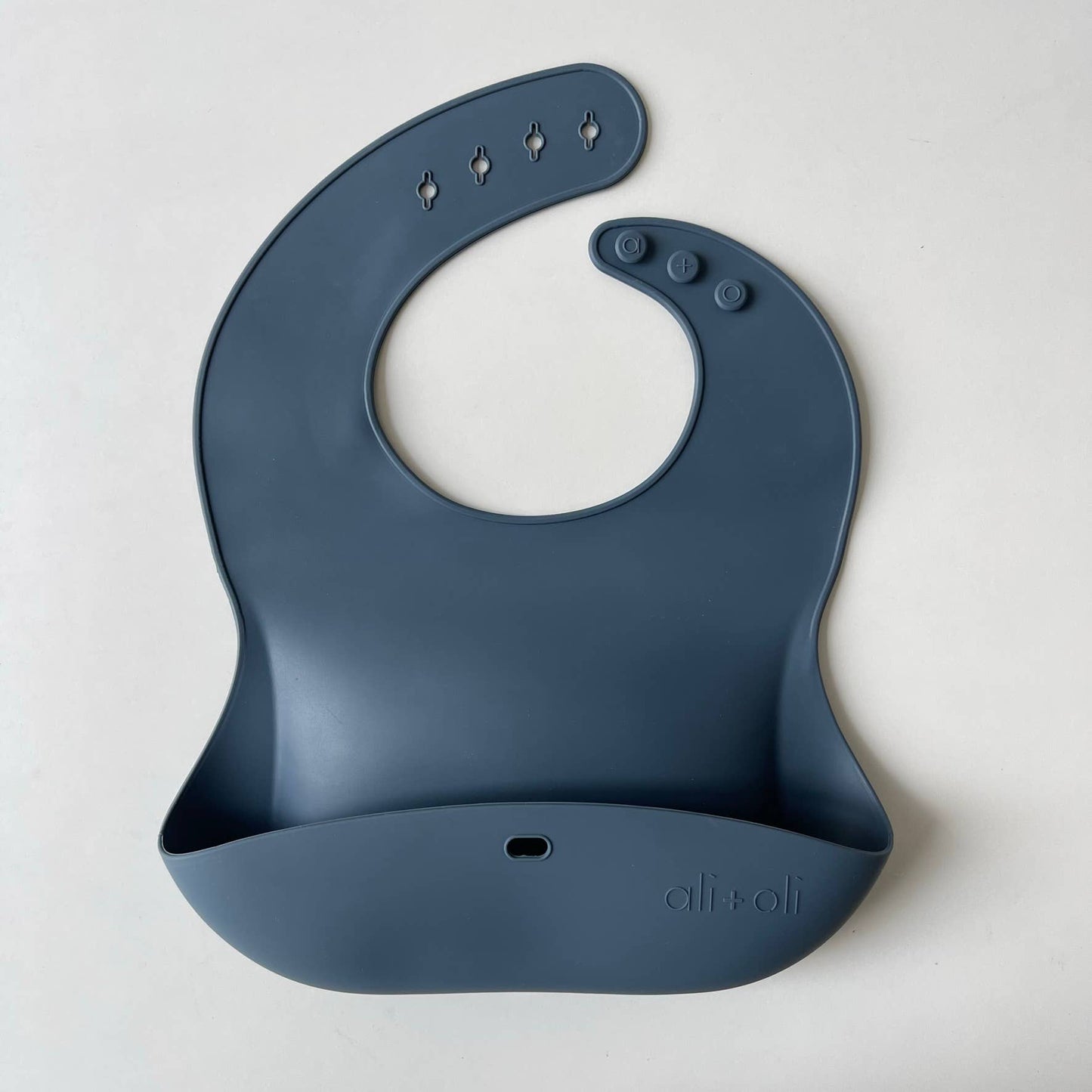 Silicone Roll Up Bib | Navy
