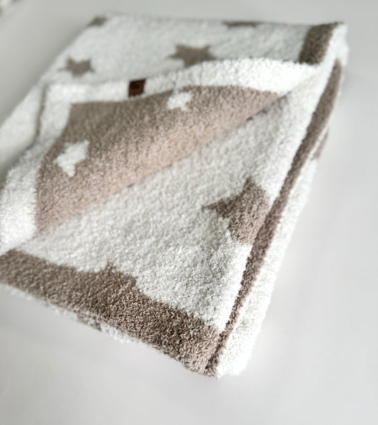 Bebé Luxe Blanket | Neutral Stars