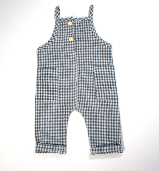 Franklin Gingham Cotton Romper