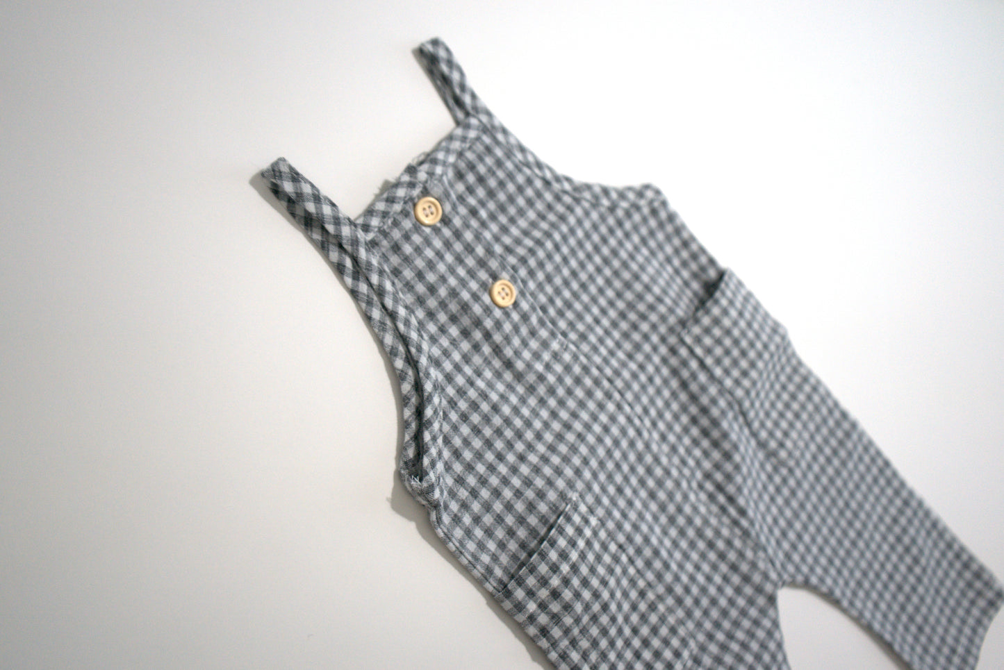 Franklin Gingham Cotton Romper